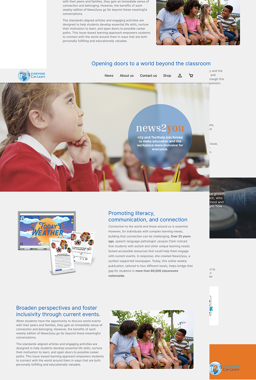 news2you website design